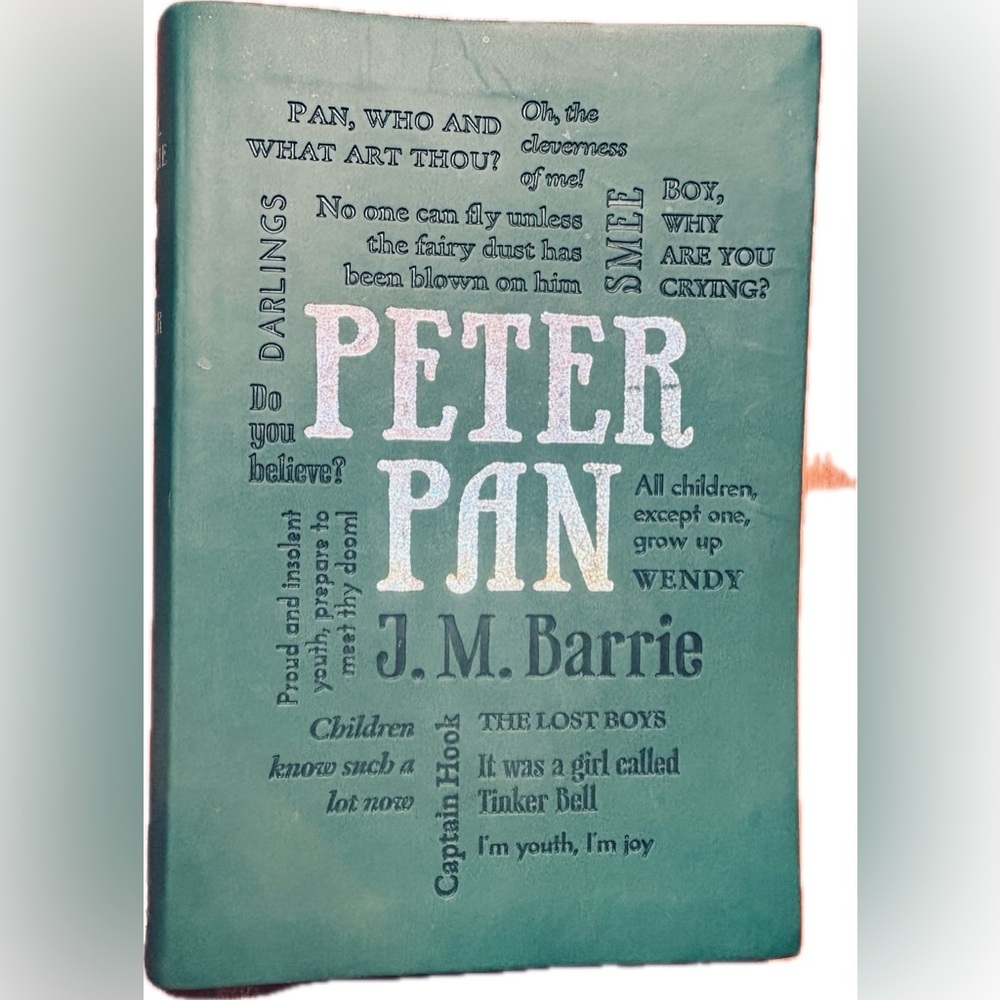 Peter Pan by J. M. Barrie Soft Leather Feel Book